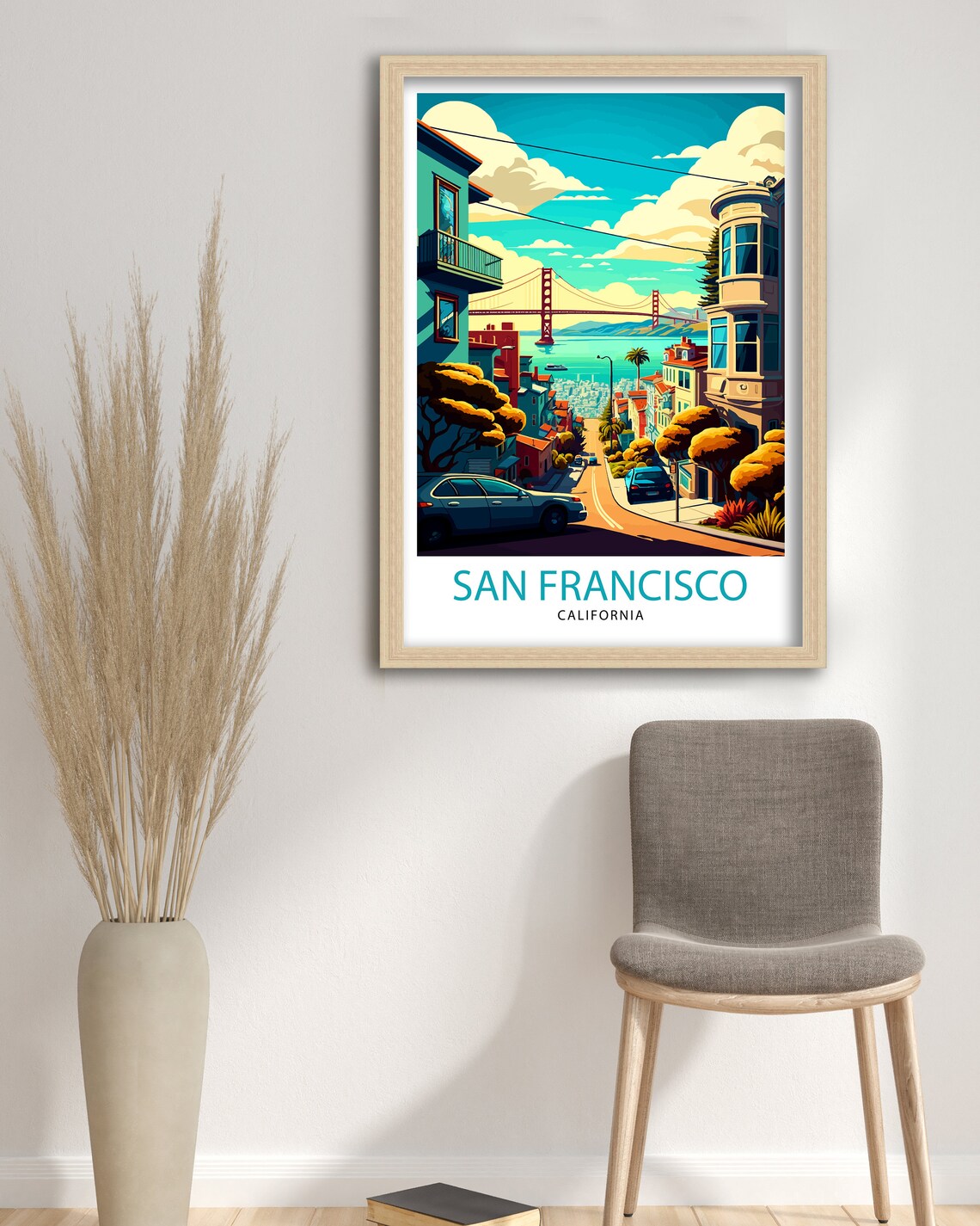 San Francisco Travel Poster, Home Decor Print - Image 3