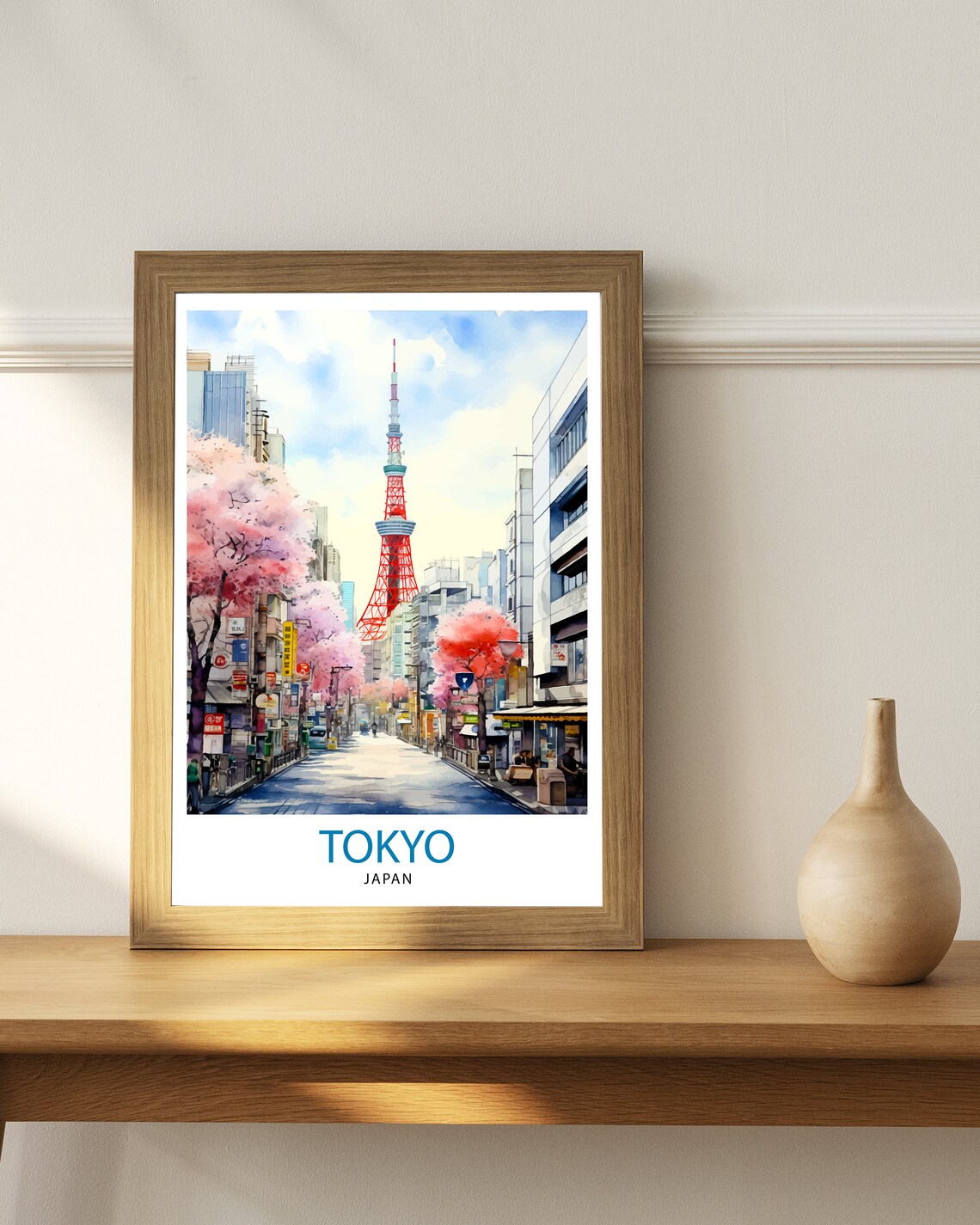Tokyo Japan Travel Poster, Asia Wall Decor - Image 2