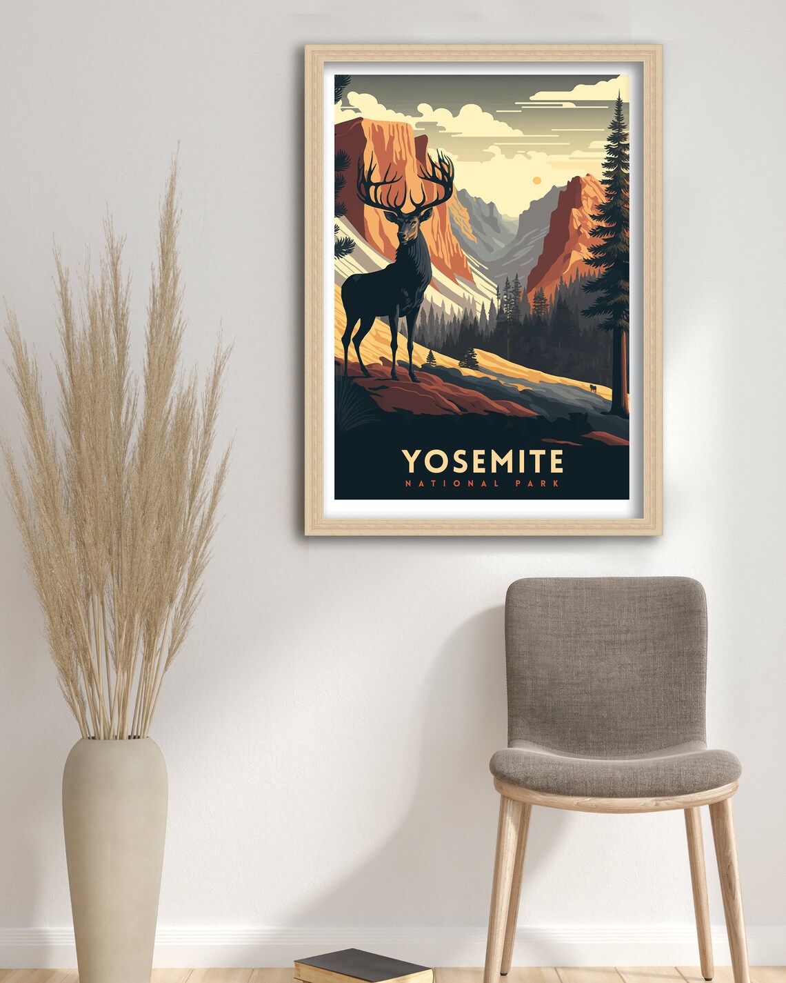 Yosemite National Park Travel Poster, National Park Print - Image 3