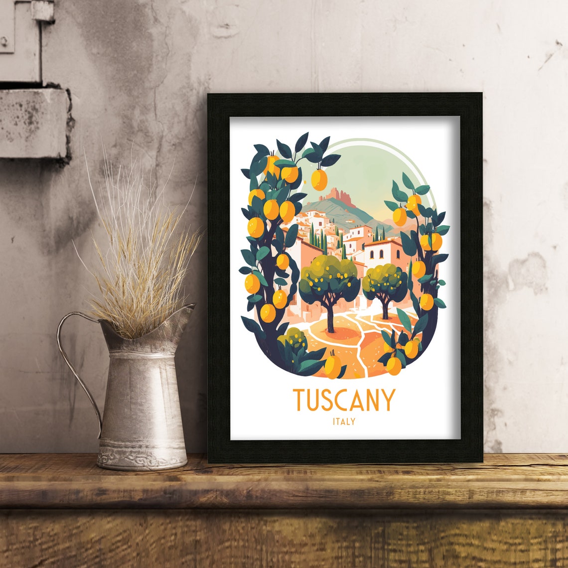 Tuscany Art Print Tuscany Tuscany Poster Tuscany Wall Art Art Print Italy Art Print Tuscany Art Tuscany Print Tuscany Art - Image 3