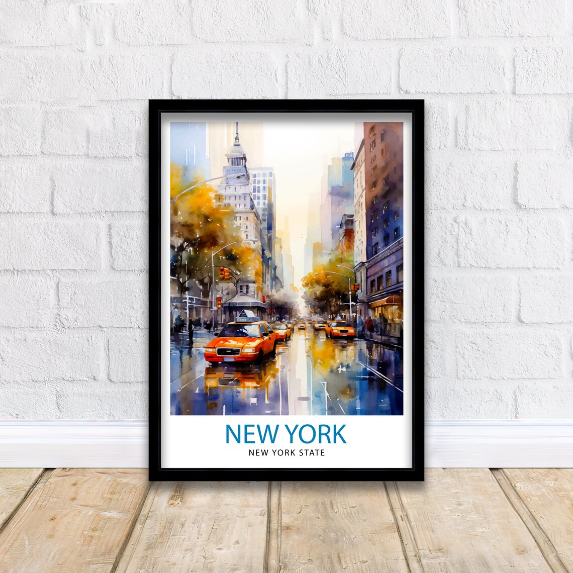 New York City Travel Print Gift For New York Poster