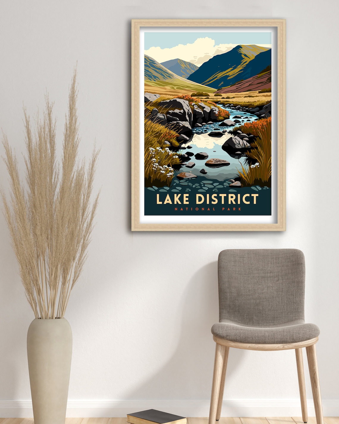Lake District Travel Poster, Lake District Art Print - Image 3
