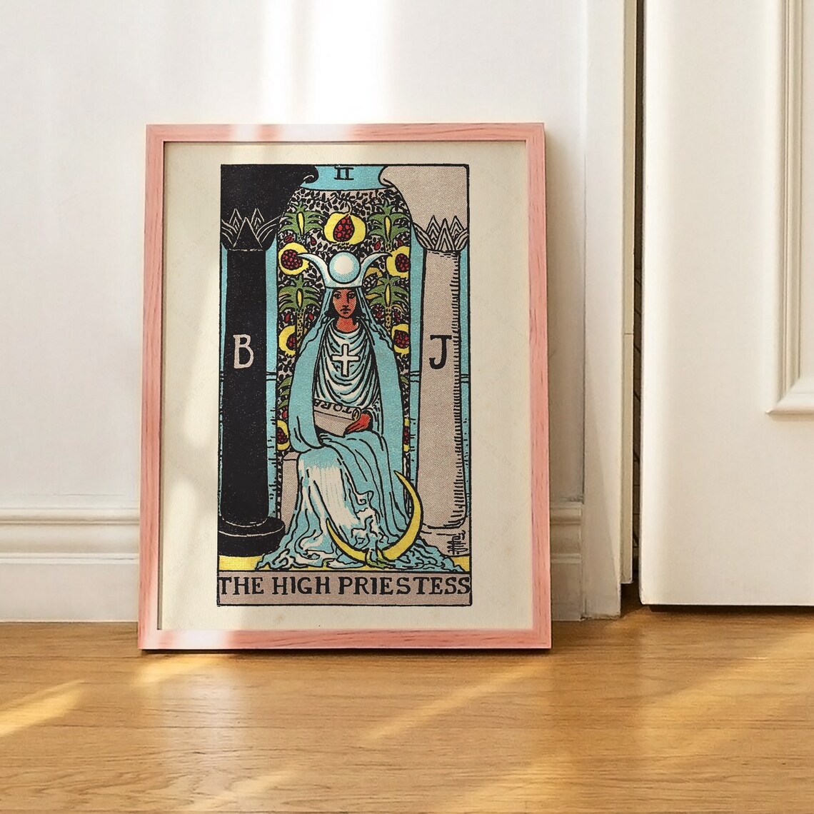 The High Priestess Tarot Card, Rider-Waite-Smith Poster - Image 4