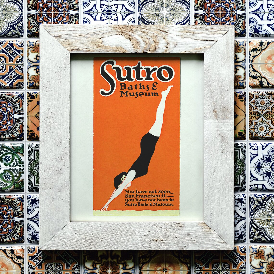 Sutro Baths, San Francisco Local Travel Poster Print - Image 2