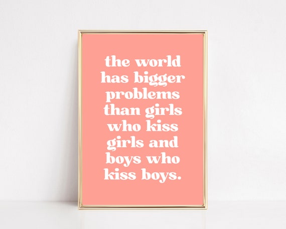 Lesbian Pride Love Is Love Art Print