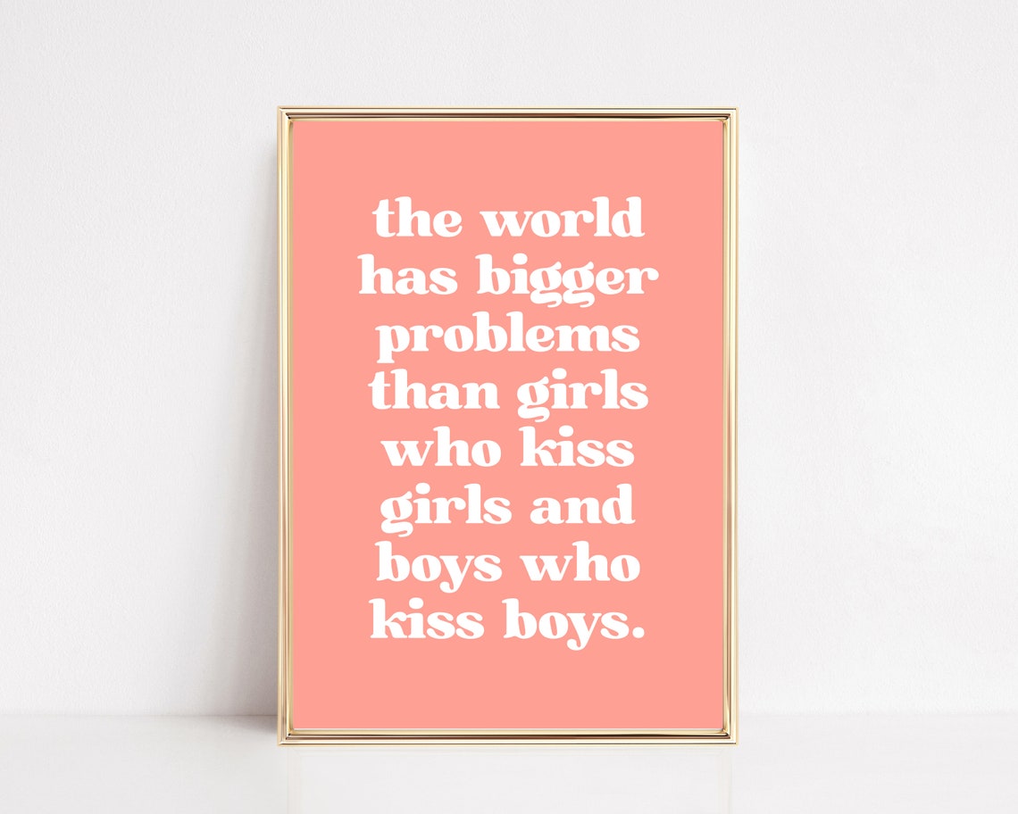 Lesbian Pride Love Is Love Art Print
