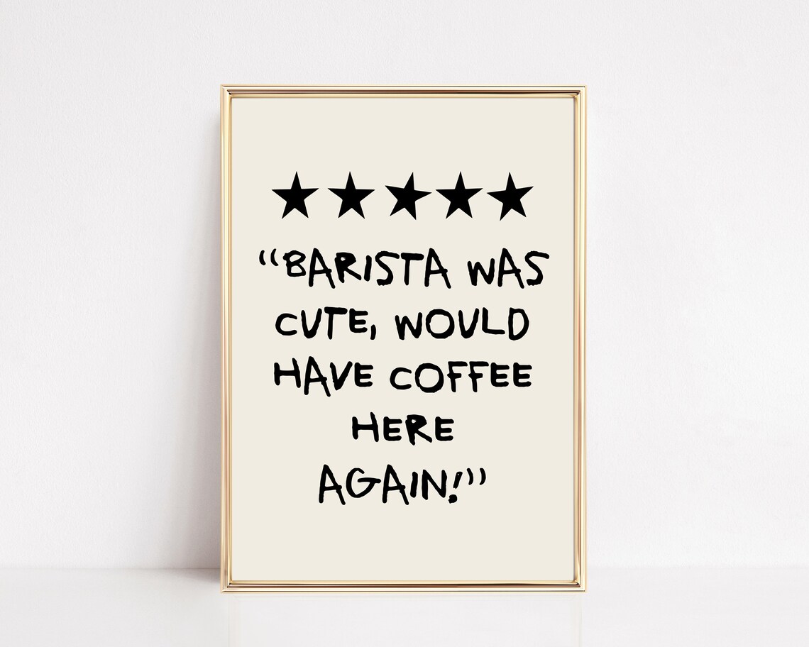 Coffee Bar Print, Coffee Lover Gift Kitchen Art - Image 2
