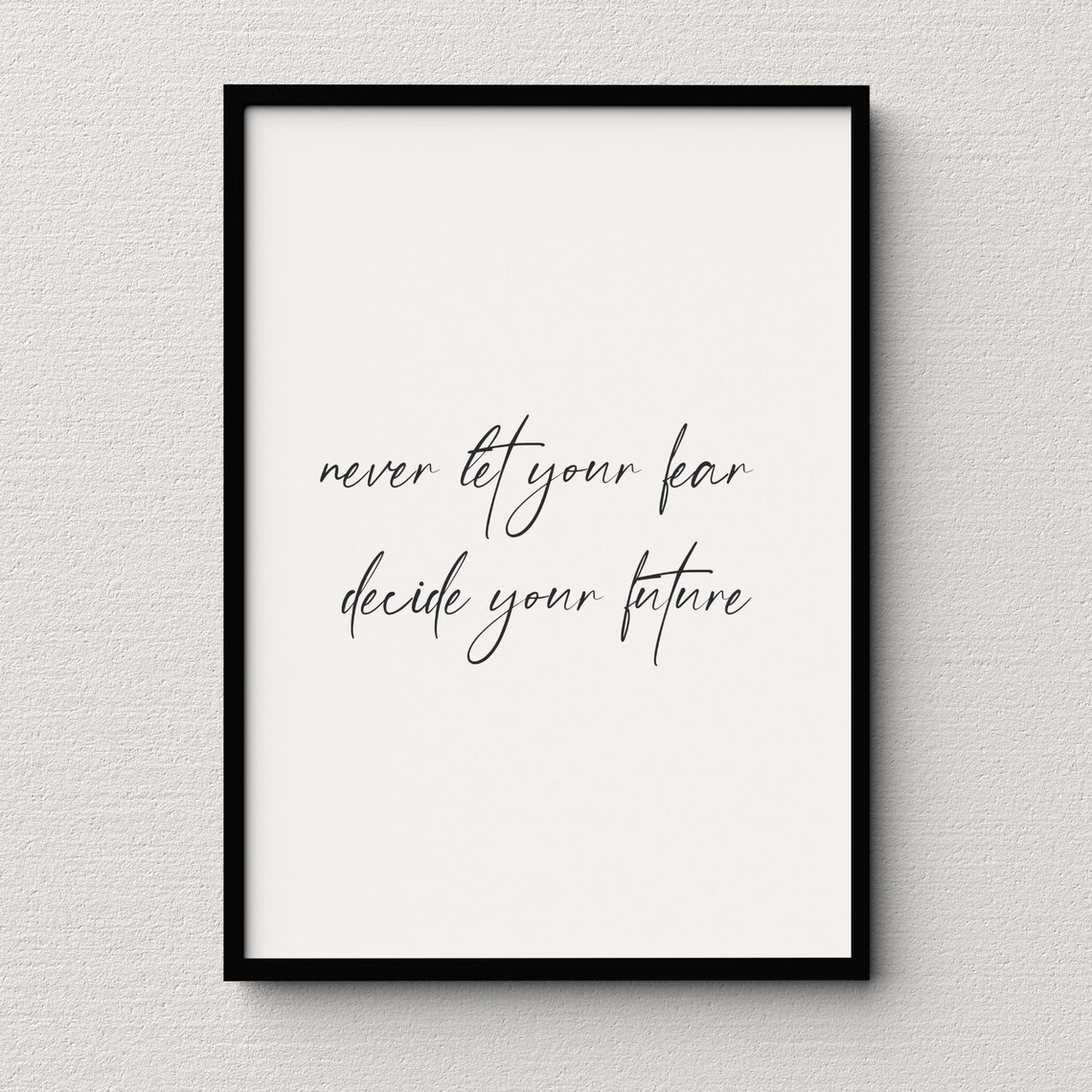 Inspirational Typography Quote Print, Office Wall Art - Image 2
