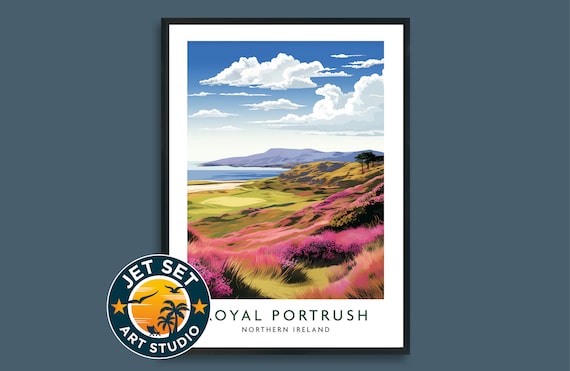 Royal Portrush Golf Course Northern Ireland Championship Links Poster