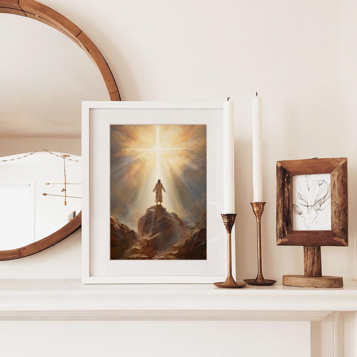 Jesus Art Christian Wall Art Christian Cross Art Art Christian Print Religious Art Oil Painting Christian Painting Bible Art 386 - Image 6