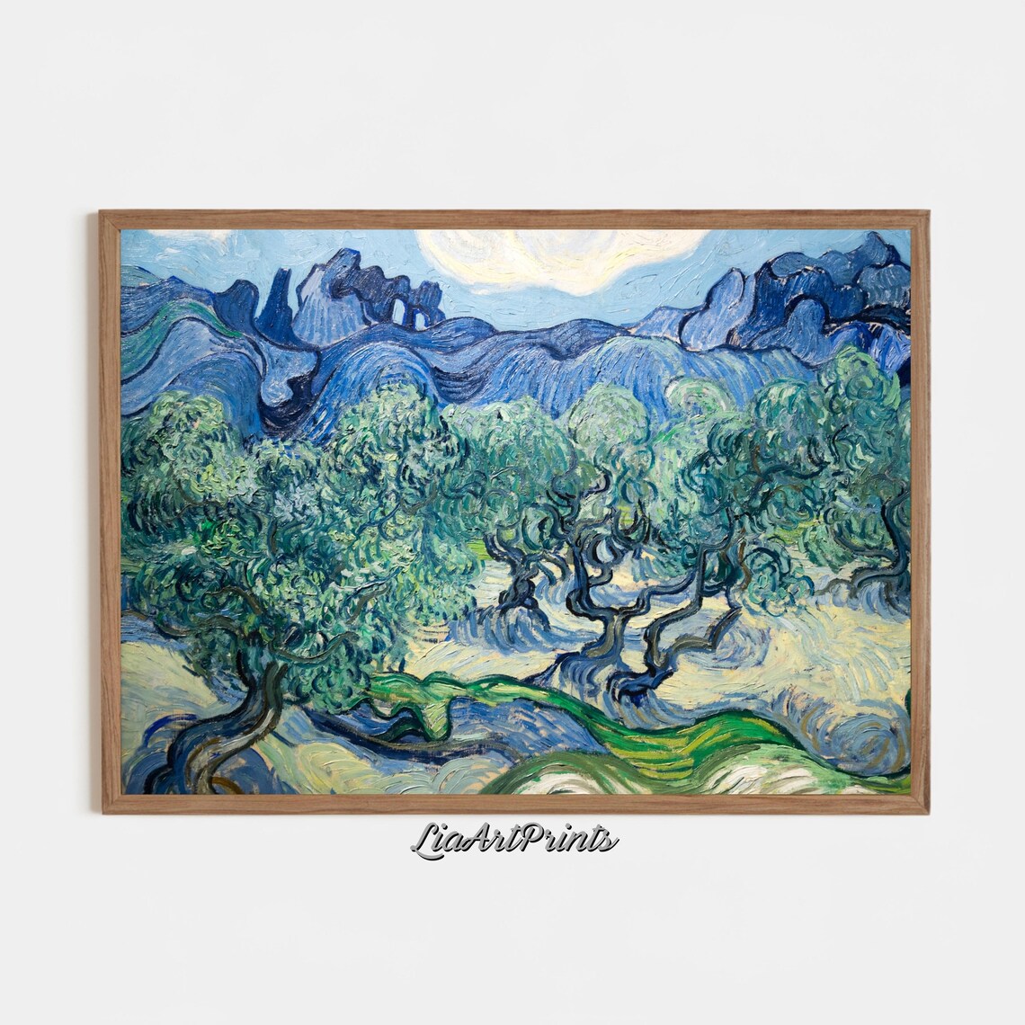 Olive Trees, Expressive Impressionist Landscape Art - Image 4