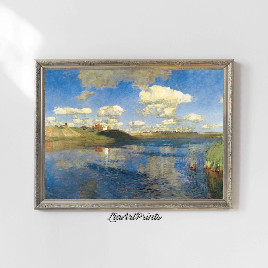 Pastoral Scenic Landscape Art Print, Tranquil River - Image 5