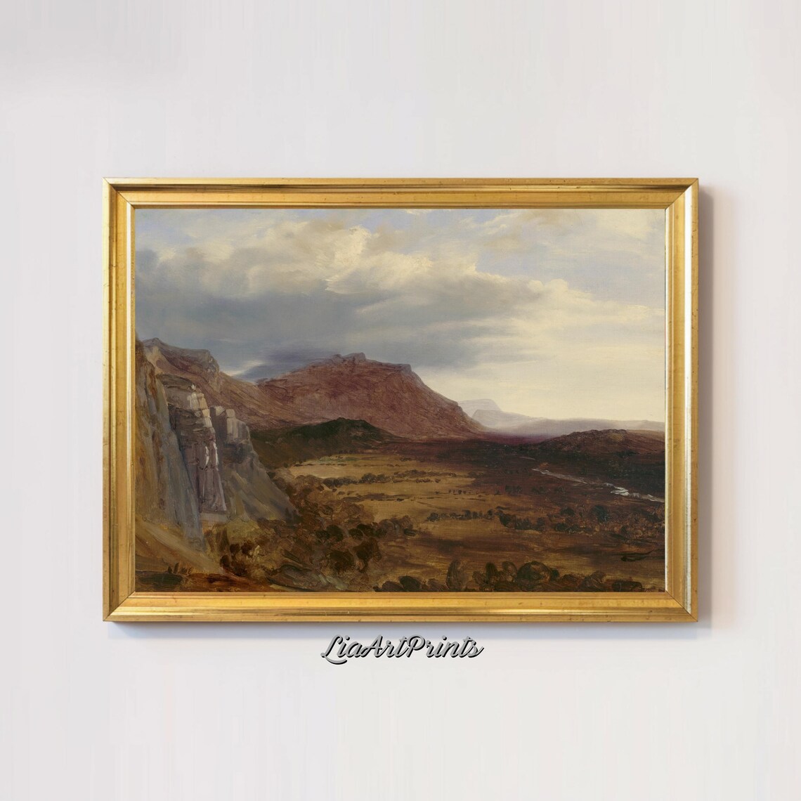 Majestic Mountain Valley Landscape, Rustic Nature - Image 2