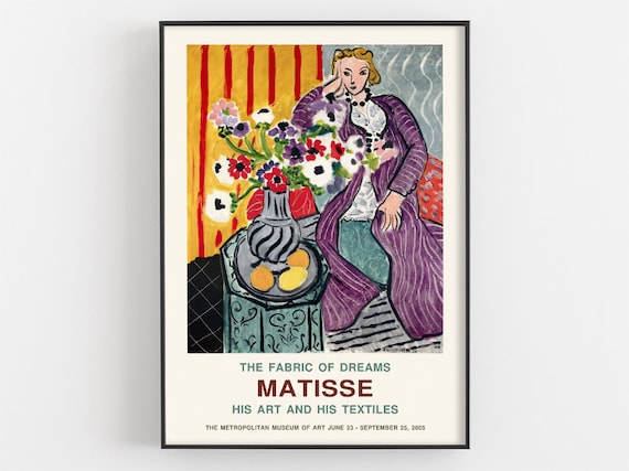 Henri Matisse The Fabric of Dreams Met Museum 2005 Exhibition Poster