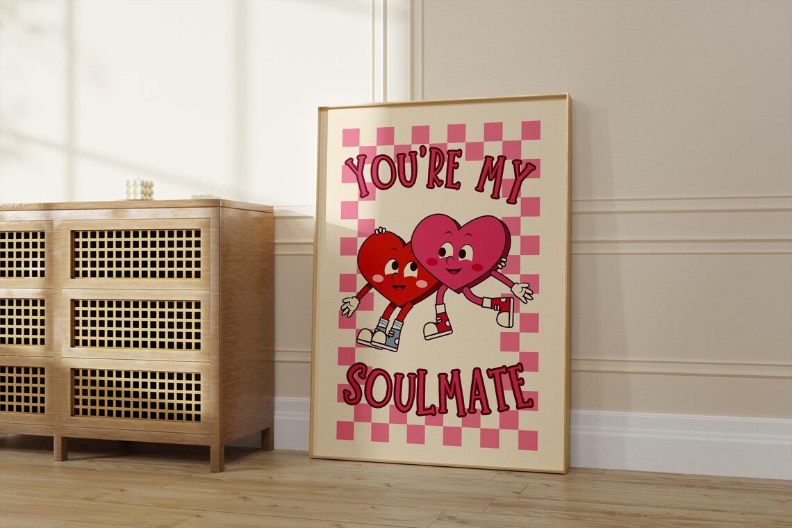 You Are My Soulmate, Trendy Minimalist Valentine - Image 2