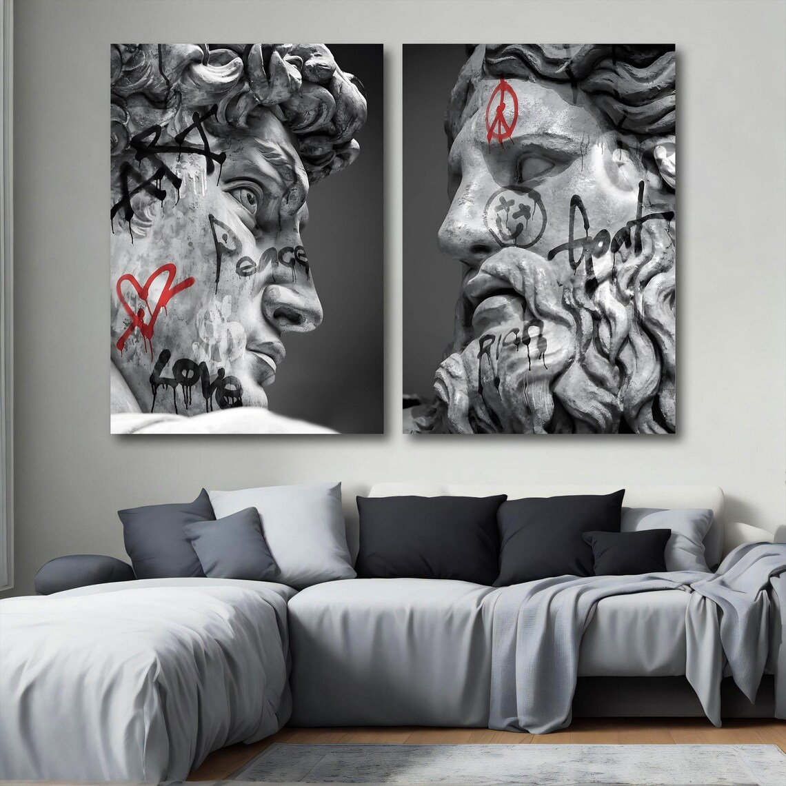 Graffiti Zeus Set, Urban Graffiti Decor - Image 2