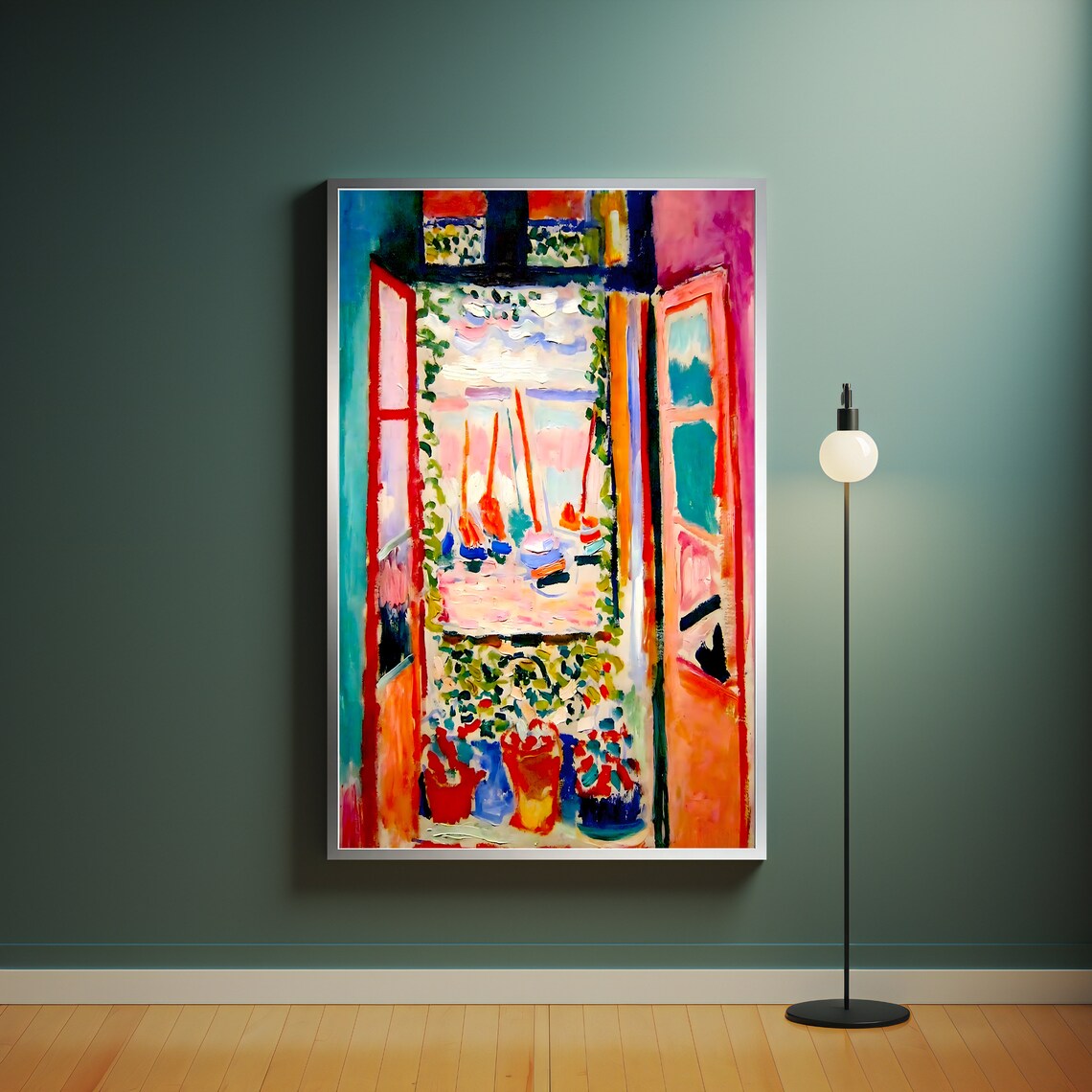 Henri Matisse Open Window Sailboats Harbor View Fauvist Art Poster - Image 3