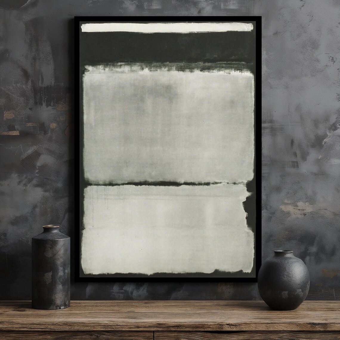 Mark Rothko Art Abstract Painting Minimalist Decor For Modern Home Contemporary Wall Decor Unique Gift