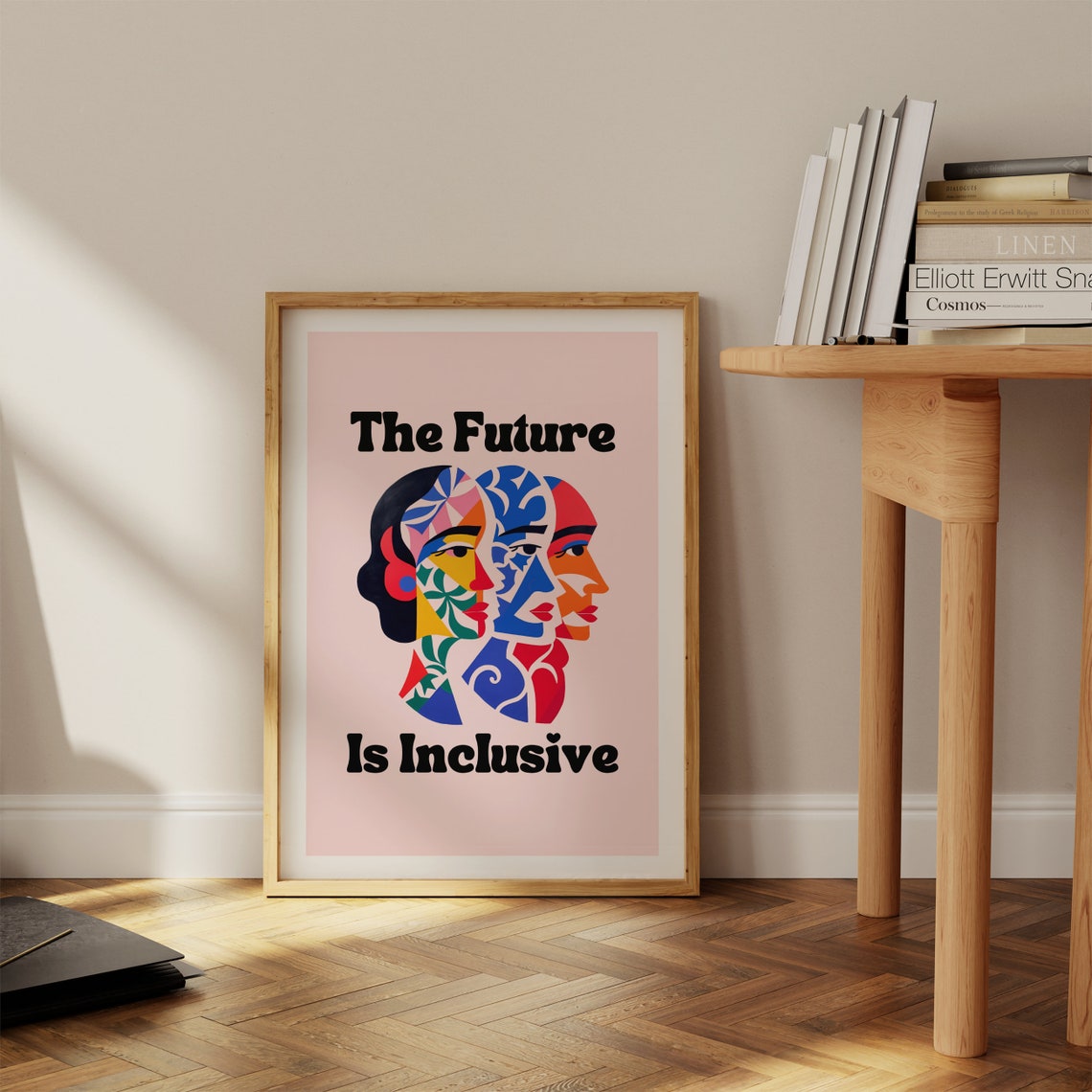 The Future Is Inclusive Feminist Diversity Empowerment Artwork Poster - Image 4