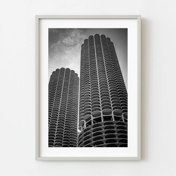 Architectural Beauty Of Marina City Towers Wall Art