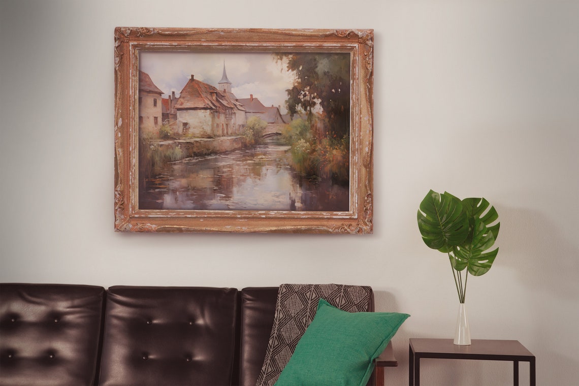 Rustic European Village Art Print - Image 4