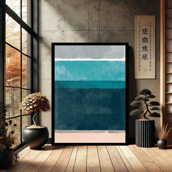 Mark Rothko Minimalist Canvas Print Painting Wall Art Reproduction Abstract Modern Home Decor