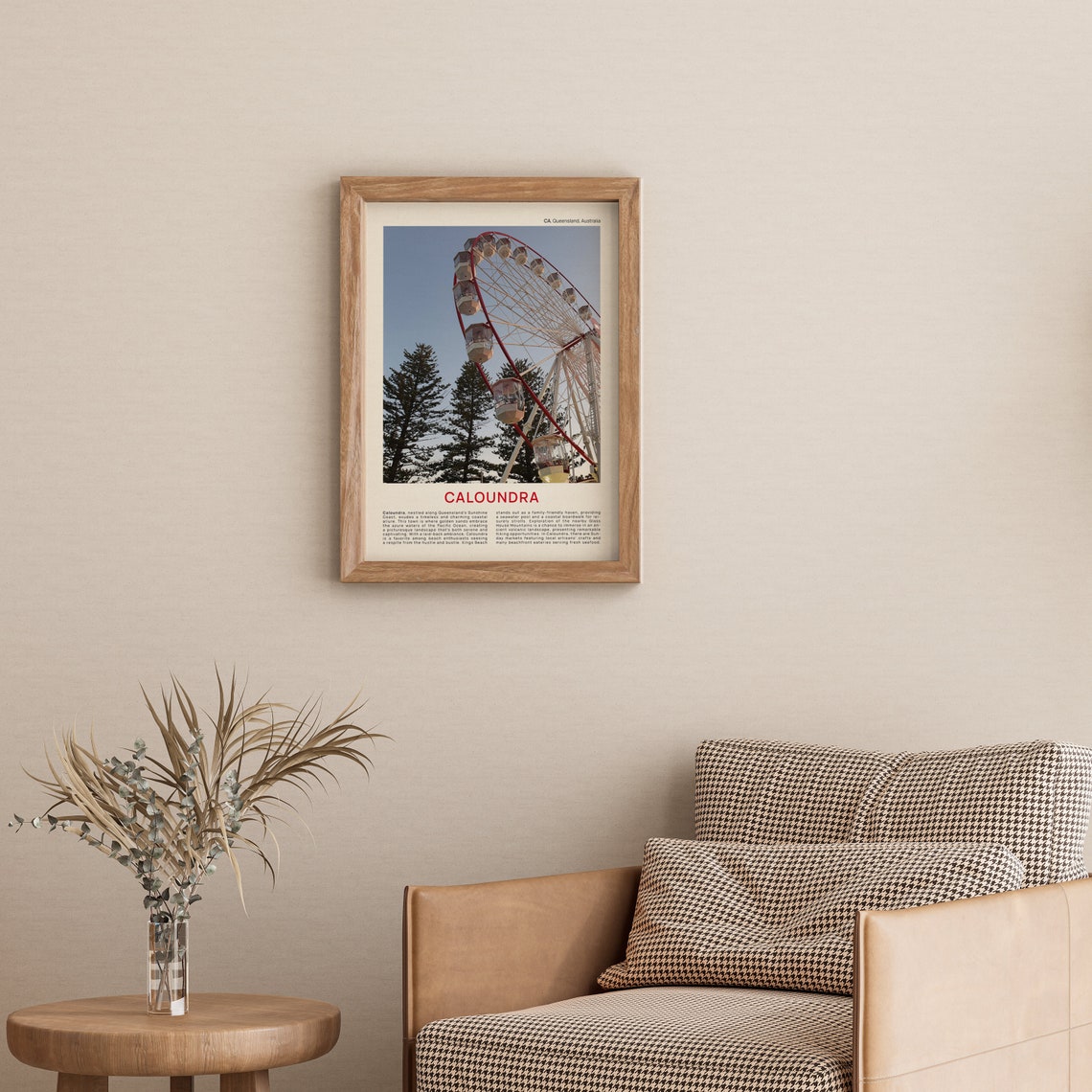 Caloundra Ferris Wheel Sunshine Coast Queensland Australia Print - Image 3