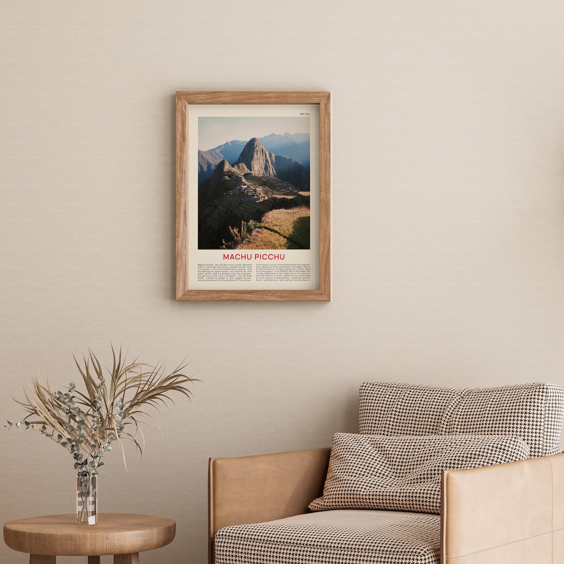 Machu Picchu Peru Ancient Inca Stone Ruins Huayna Picchu Photo Poster - Image 3