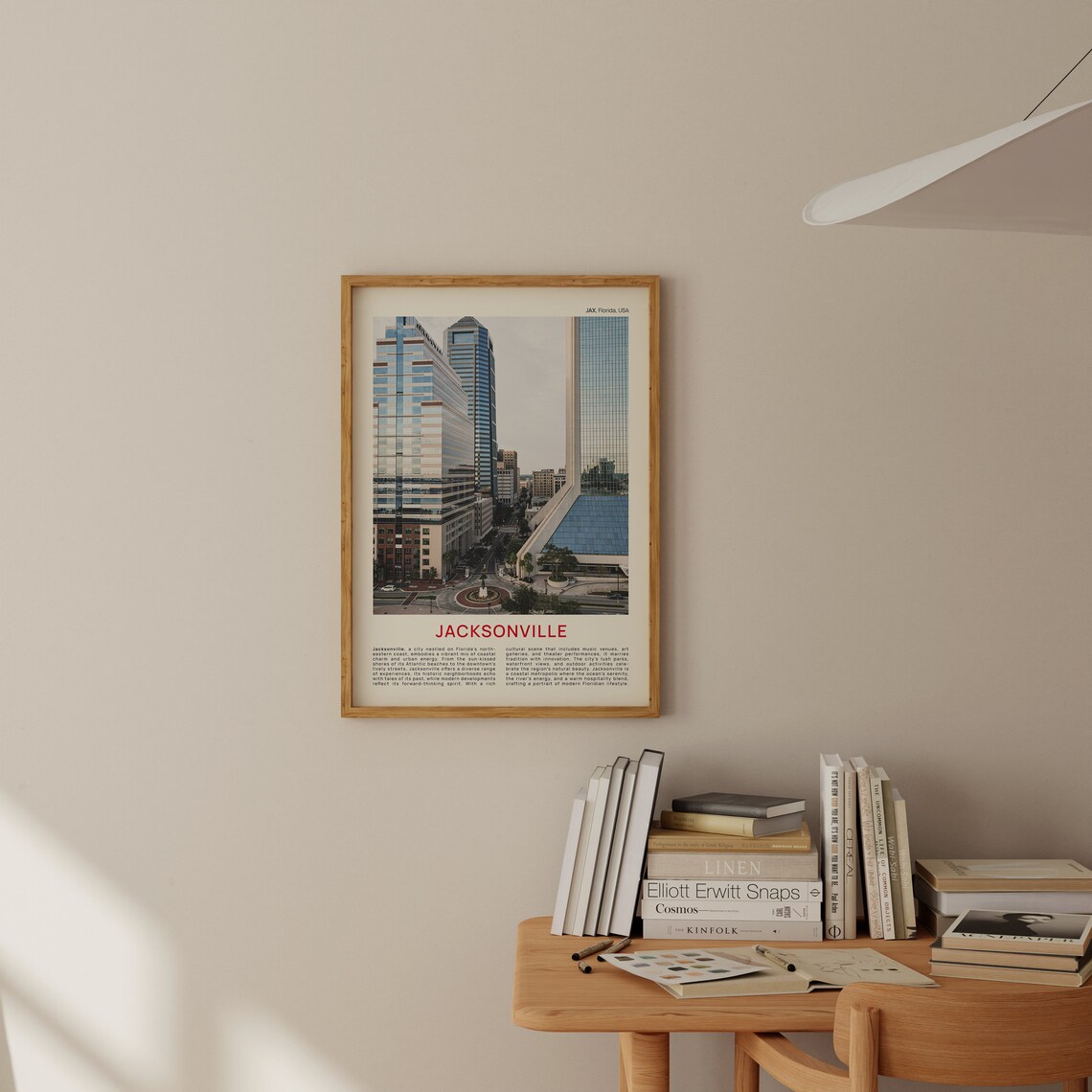 Downtown Jacksonville Florida Skyline Glass Towers Photo Poster - Image 2