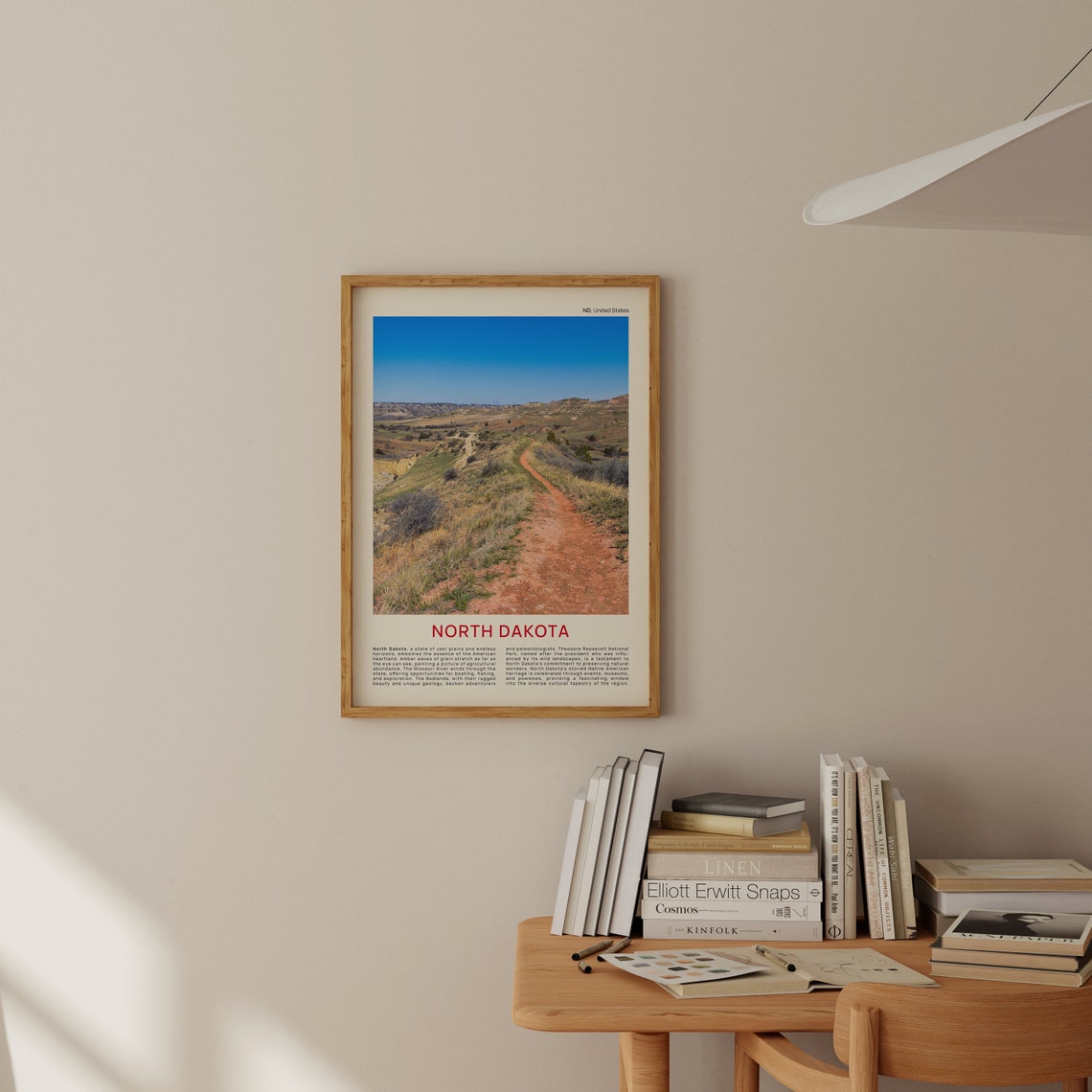 North Dakota Print Film Photo North Dakota Wall Art North Dakota Poster North Dakota Photo North Dakota Poster Print Usa Wall Decor - Image 2