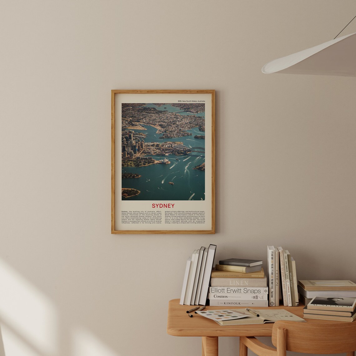 Sydney Vintage Travel Poster, Australia Wall Decor - Image 2