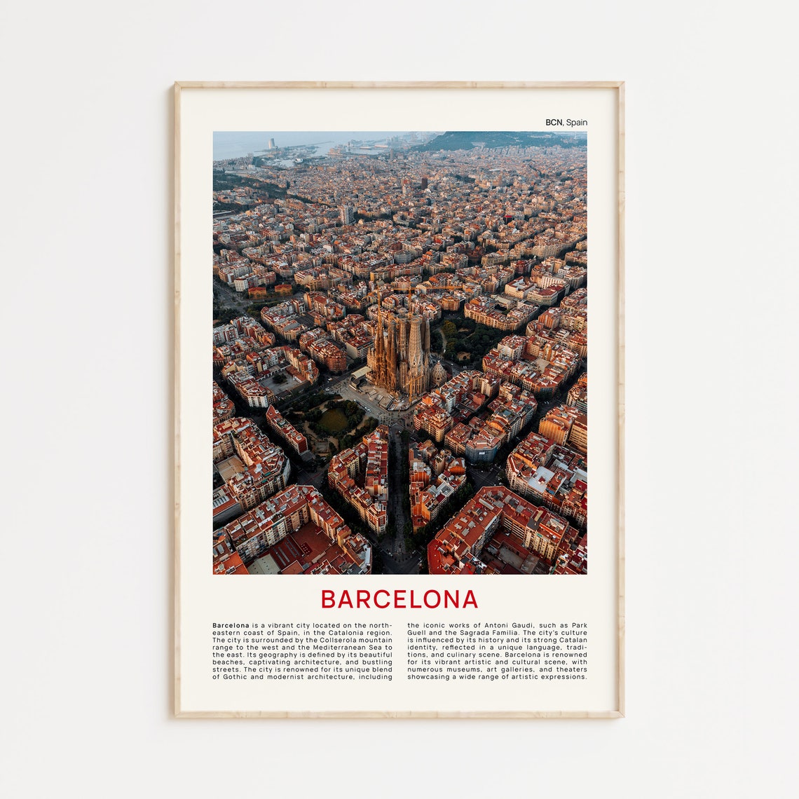 Barcelona Print Film Photo Barcelona Wall Art Barcelona Poster Barcelona Photo Barcelona Poster Print Spain Wall Decor Spain Poster