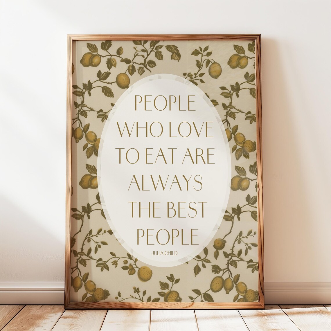 Julia Child Quote Print, Vintage Kitchen Saying