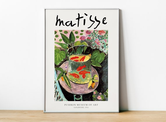 Matisse Goldfish 1911 Art Print, French Modern Art