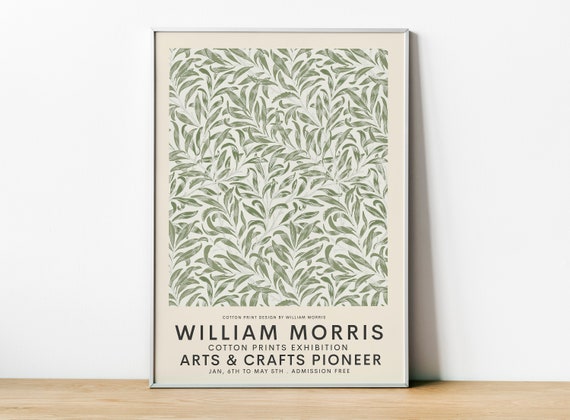 William Morris Exhibition - Arts & Crafts Poster