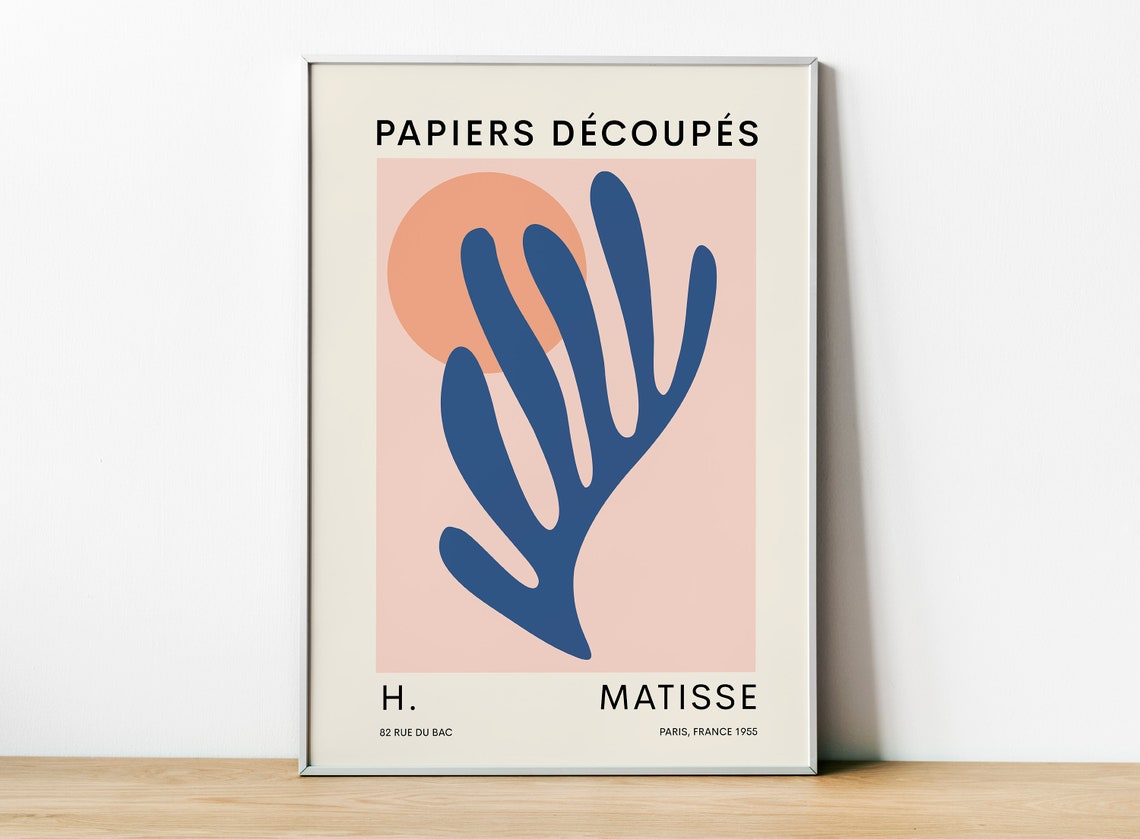 Henri Matisse Papiers Decoupes, Mid Century Modern