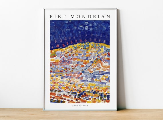 Piet Mondrian Poster, Abstract Cubism Modern Art