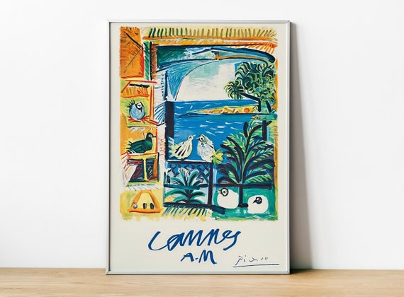 Pablo Picasso Cannes Am Print, 1962 Lithograph
