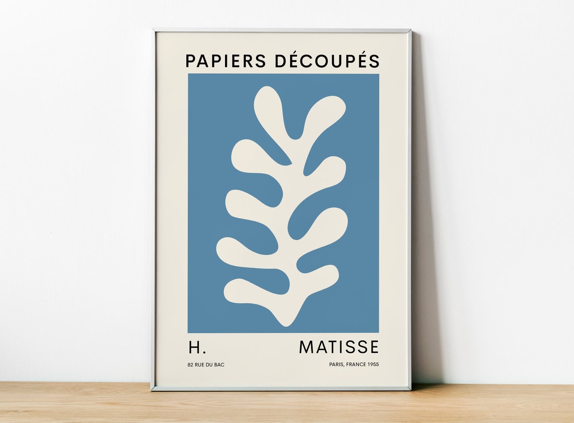 Henri Matisse Papiers Decoupes, Matisse Forms Art Print