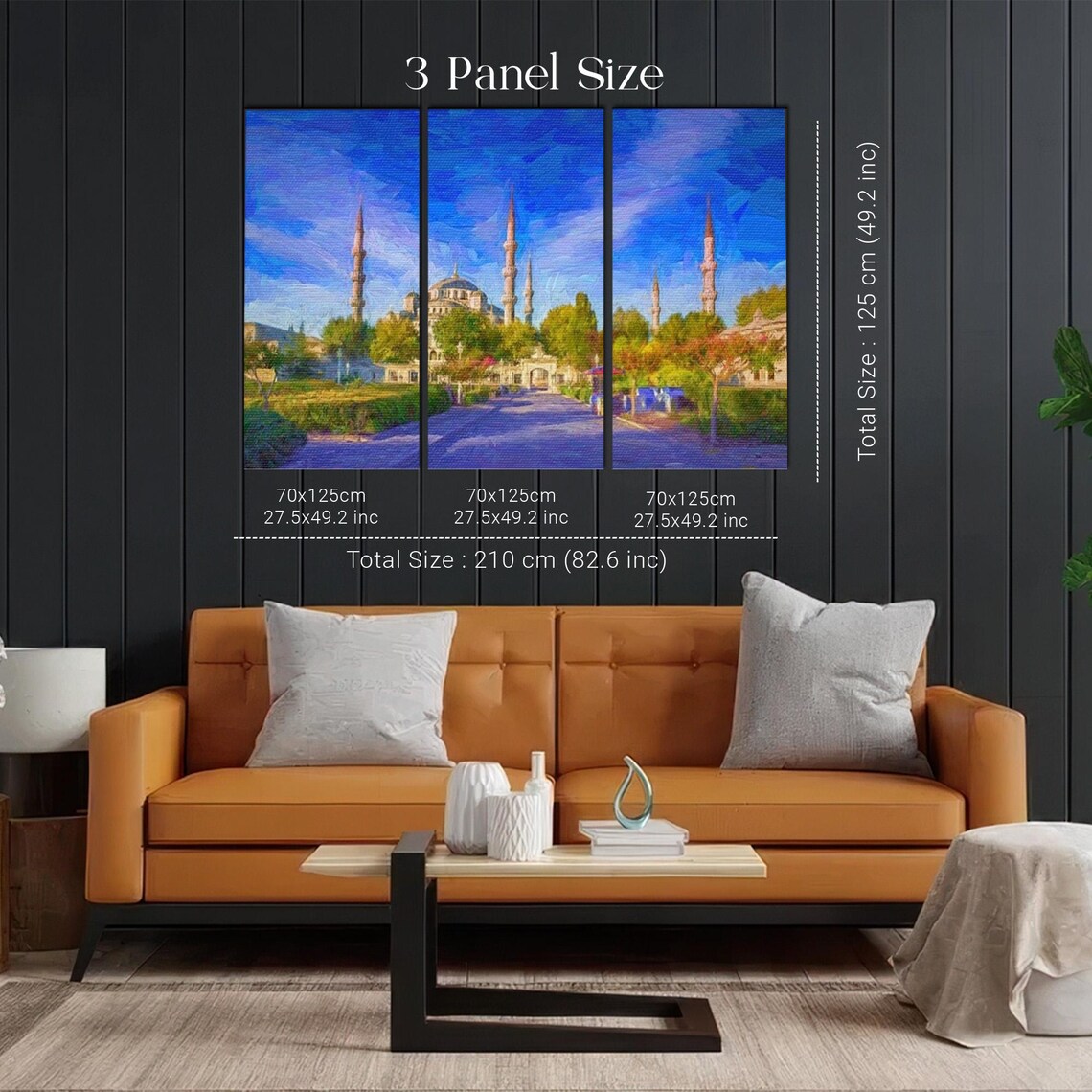 Blue Mosque Sultan Ahmed Mosque Istanbul Turkey Painting Poster - Image 2