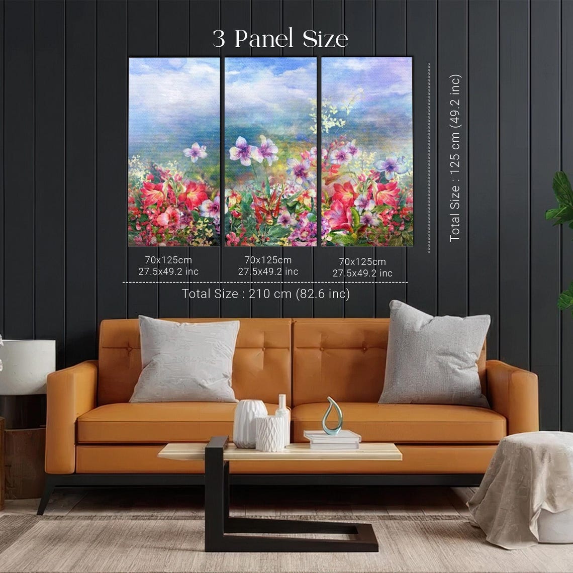 Bright Watercolor Wildflowers Blooming In A Sunny Field Art Poster - Image 2