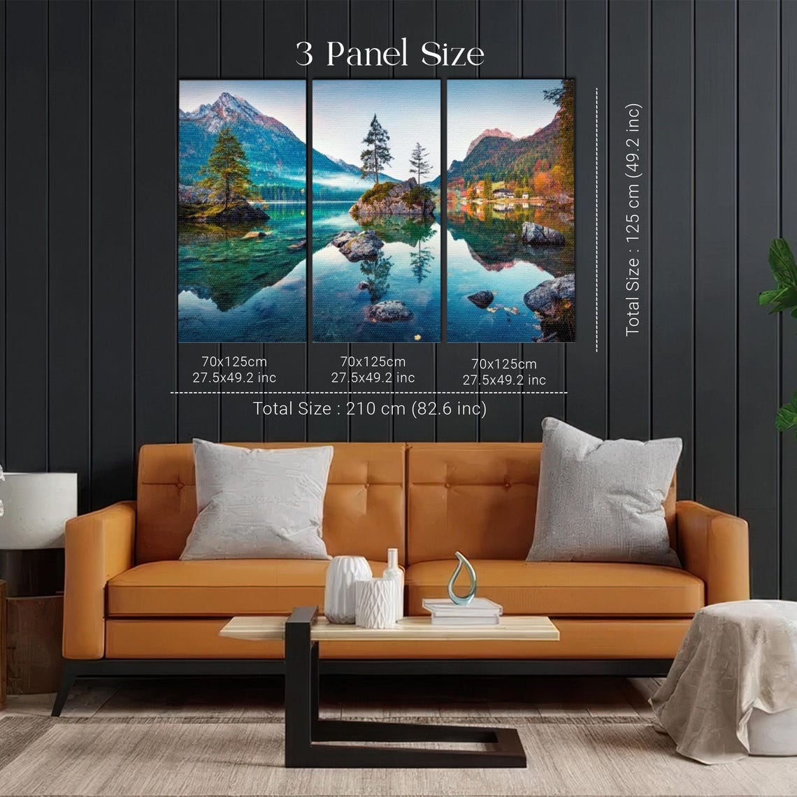Hintersee Lake Germany Decorative Wall Art Nature Wall Decor Nature Art Landscape Wall Table - Image 2