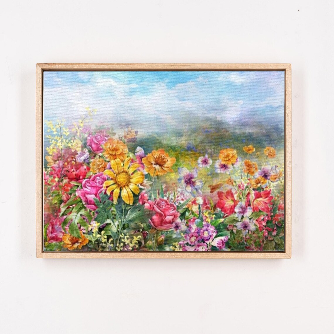 Vibrant Sunflower And Poppy Summer Garden In Full Bloom Poster - Image 4