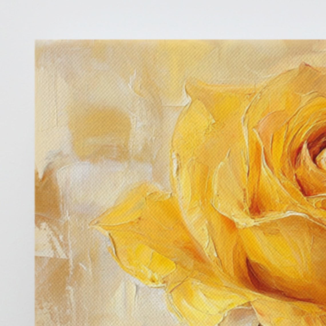 Yellow Rose Print Painting Print Flower Art Rose Painting Print Living Room Art Yellow Wall Art Vintage Wall Art - Image 3