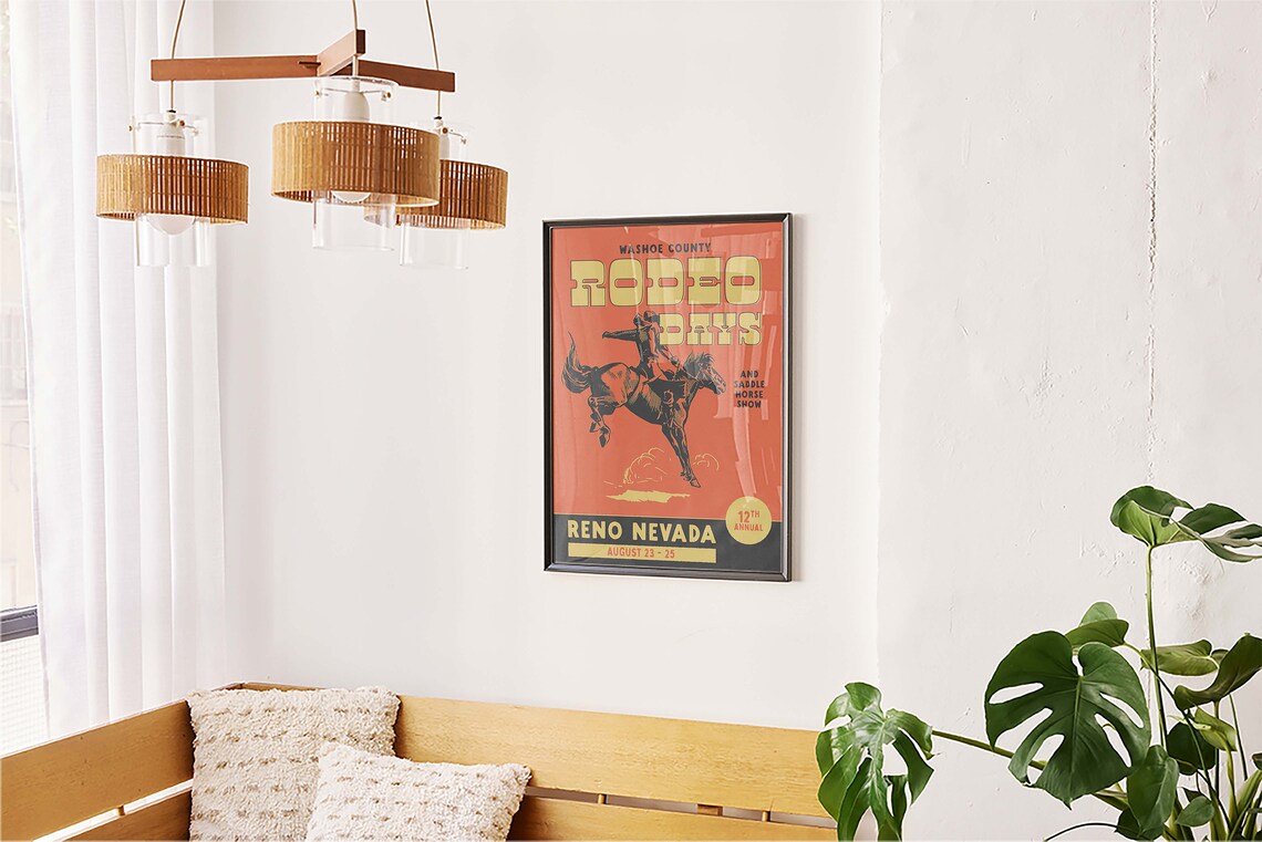 Vintage Rodeo Days Poster, Western Typography Print - Image 5