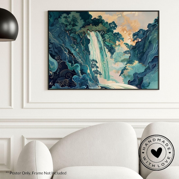 Hokusai Ukiyo - Vintage Landscape Art Print