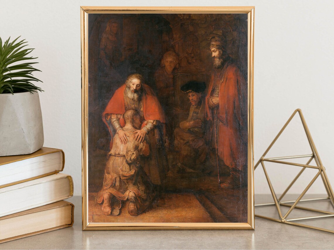 Return Of The Prodigal Son, Rembrandt Art Print