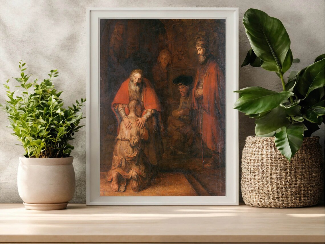 Return Of The Prodigal Son, Rembrandt Art Print - Image 6