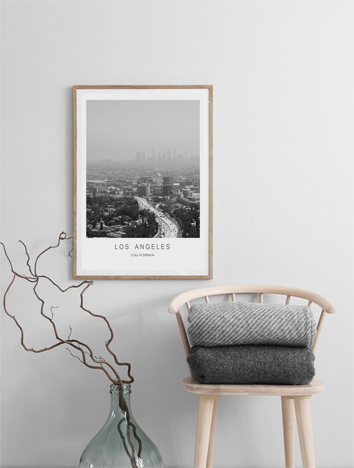 Los Angeles Print La Print Los Angeles Poster Los Angeles Art California Print Los Angeles Gift Los Angeles City Files - Image 3