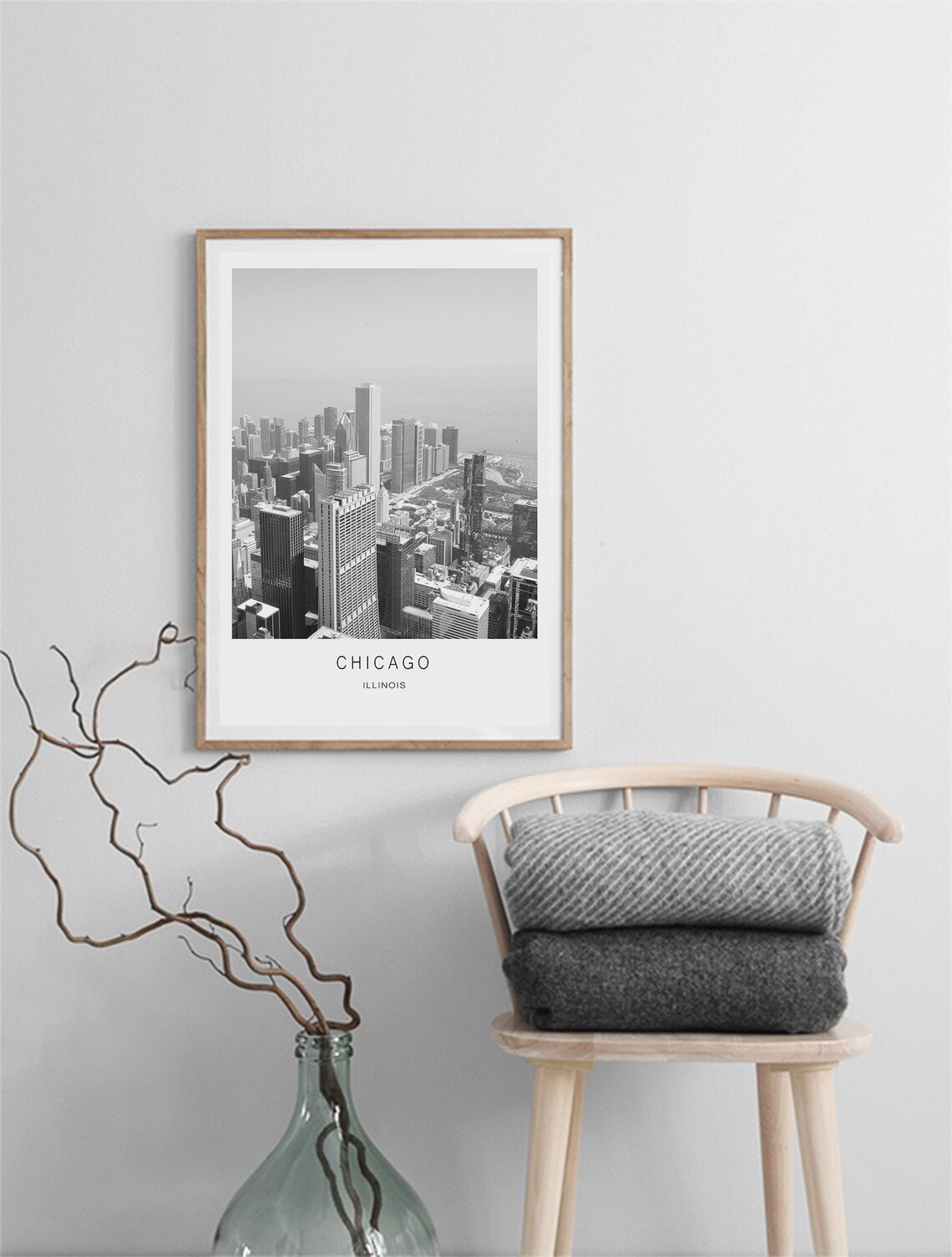 Chicago Print, Chicago Illinois City Art - Image 3